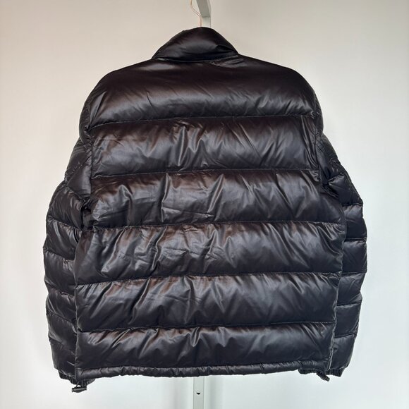 Burberry Men's Duck Down Quilted Puffer Black Jacket Size Large - Picture 3 of 11